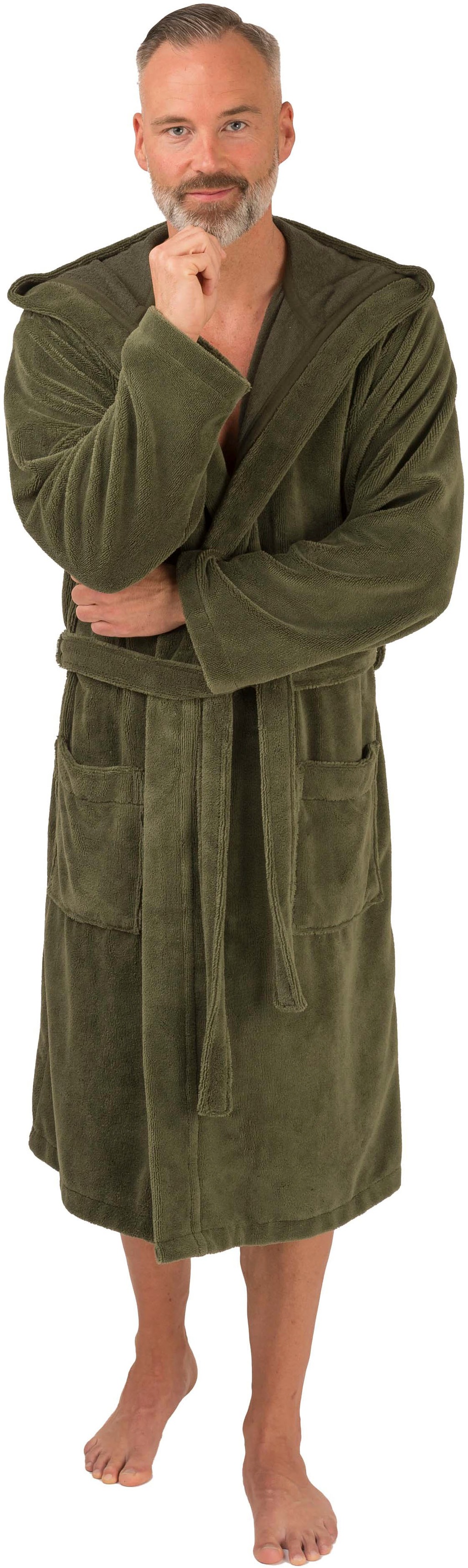 Wewo fashion Herrenbademantel "1106", (1 St.), kuschelig leicht günstig online kaufen