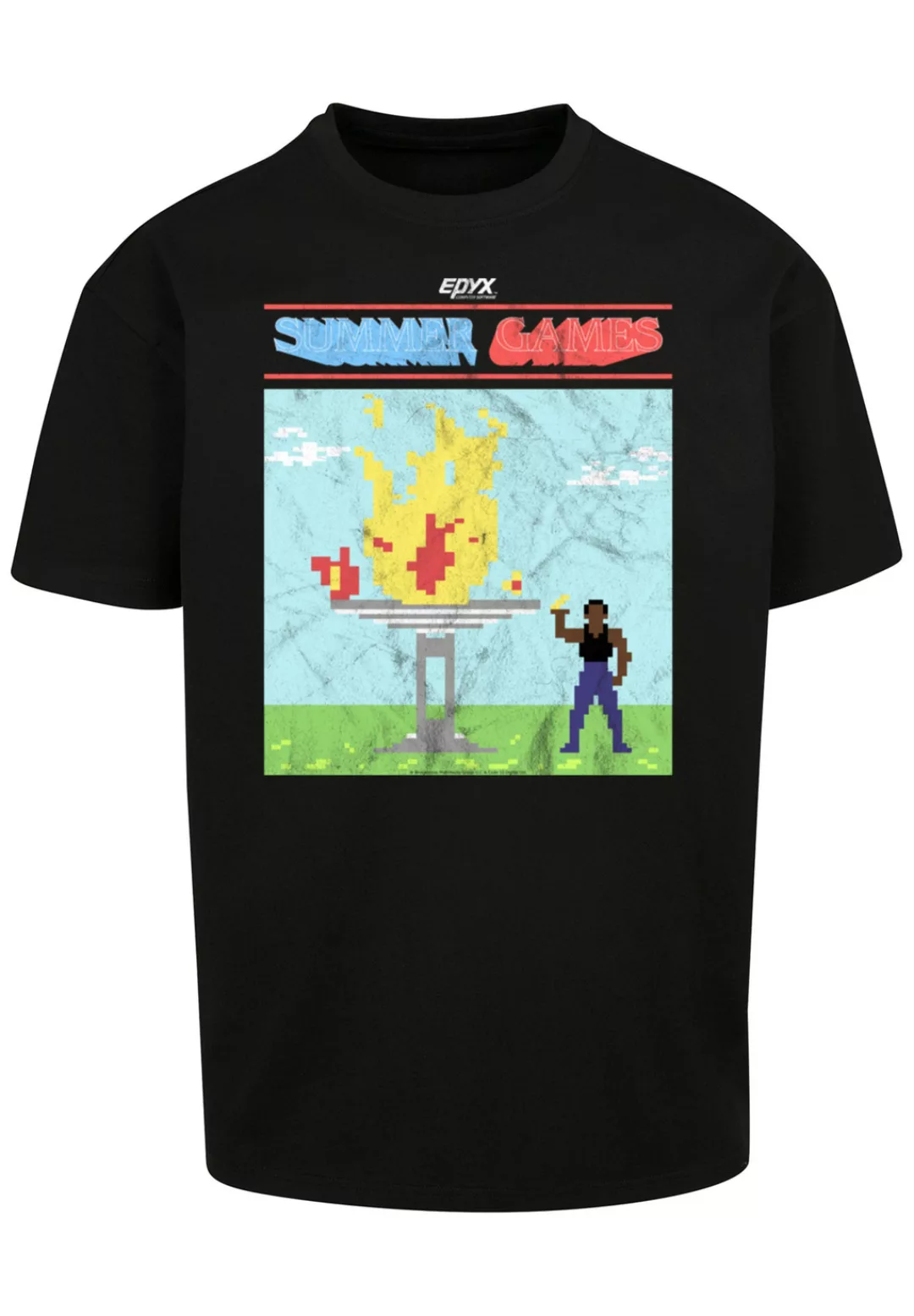 F4NT4STIC T-Shirt "Summer Games Retro Gaming SEVENSQUARED", Print günstig online kaufen