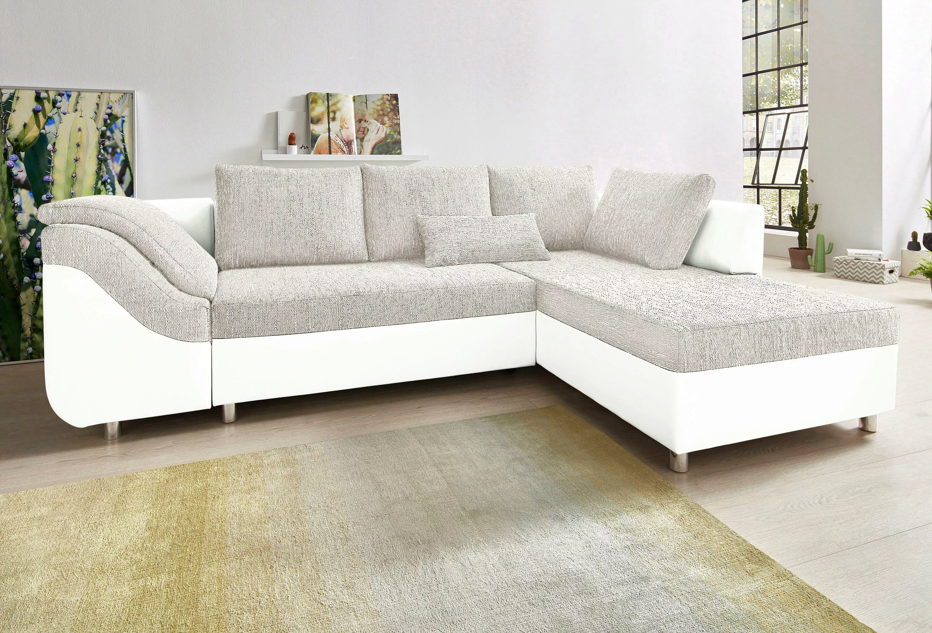 COLLECTION AB Ecksofa "Sally L-Form", mit und ohne Bettfunktion, inklusive günstig online kaufen