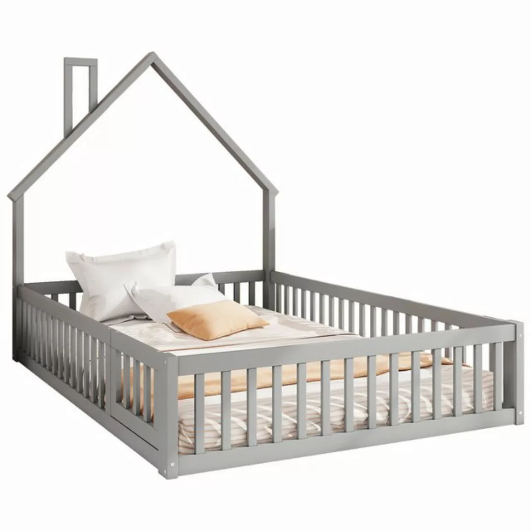 REDOM Kinderbett Jugendbett Doppelbett Einzelbett Hausbett Funktionsbett (S günstig online kaufen