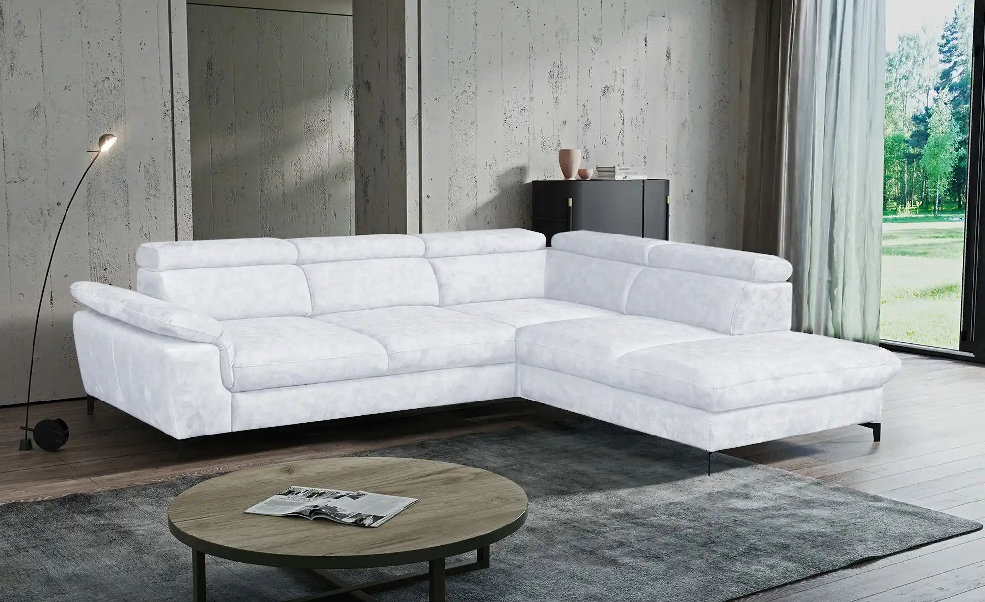 switch Ecksofa  Alegra ¦ weiß ¦ Maße (cm): B: 277 H: 93 T: 237 Polstermöbel günstig online kaufen