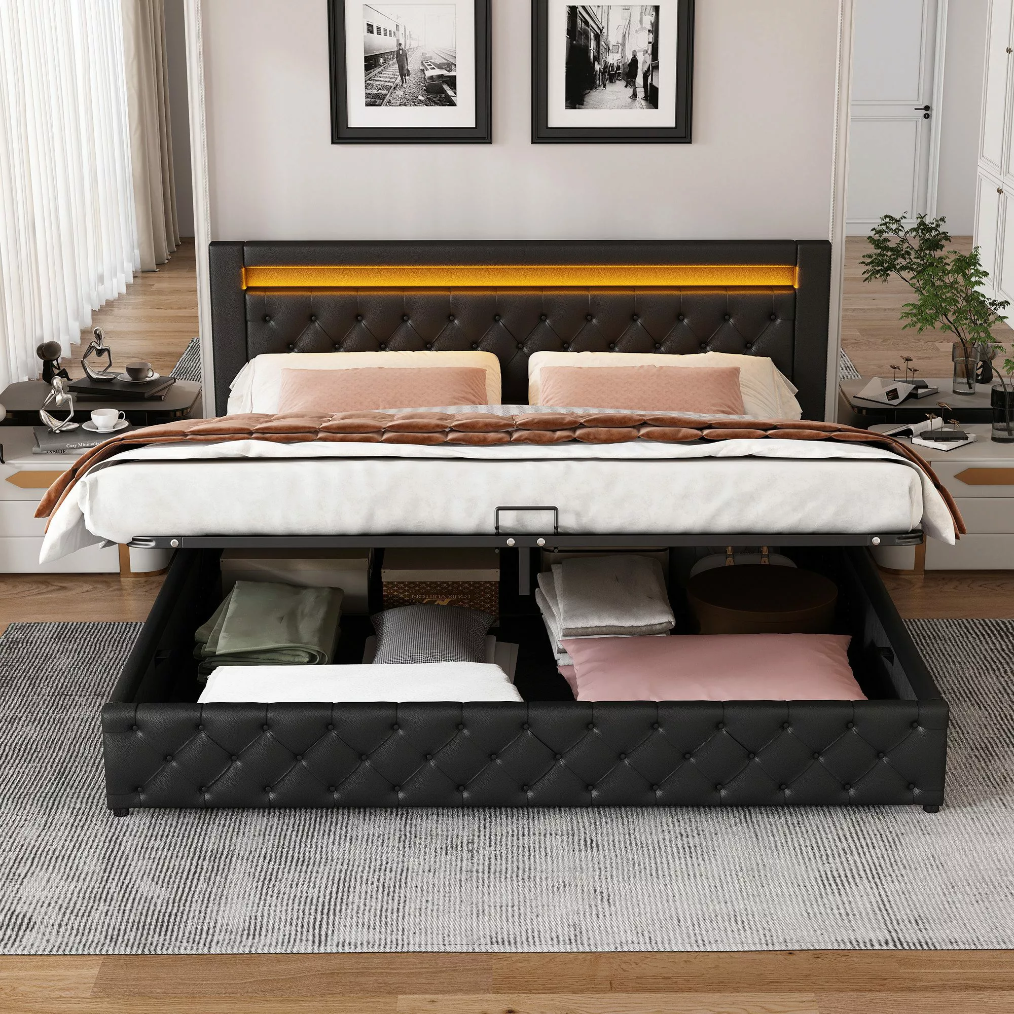 PHOEBE CAT Polsterbett (Funktionsbett), Doppelbett mit günstig online kaufen