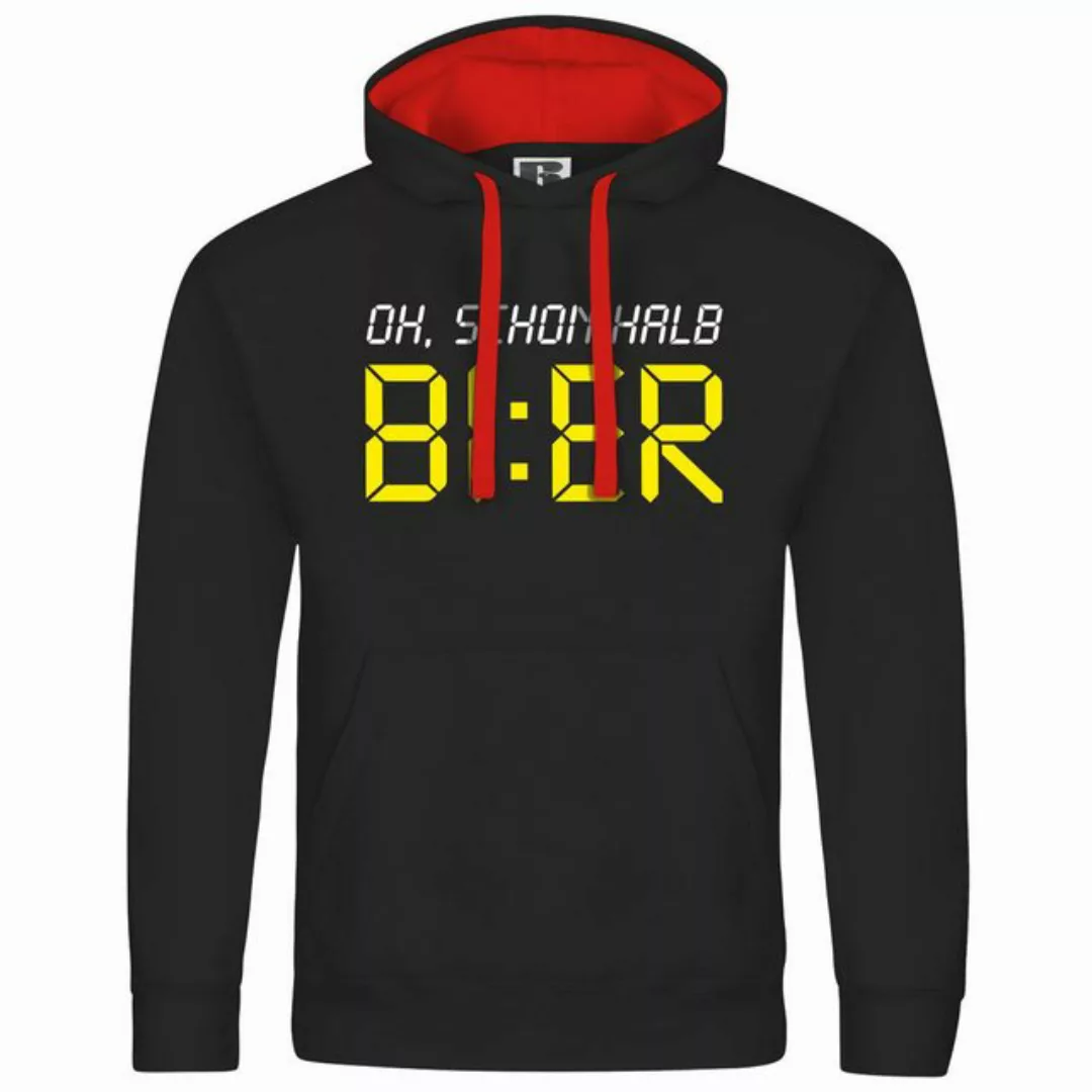 deinshirt Kapuzenpullover Herren Kapuzenpullover Oh schon halb Bier Mit Pri günstig online kaufen