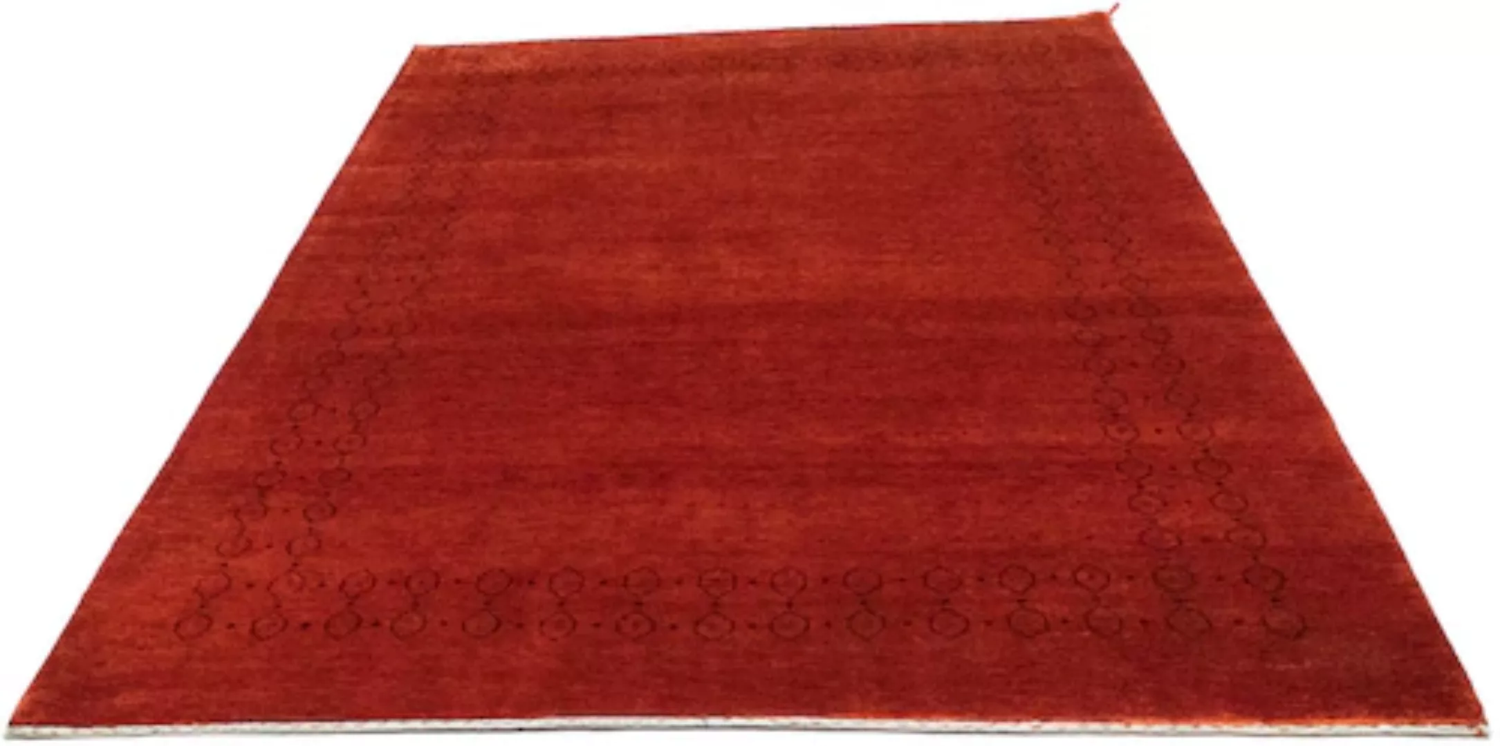 morgenland Wollteppich »Gabbeh Bordüre Rosso 244 x 177 cm«, rechteckig günstig online kaufen