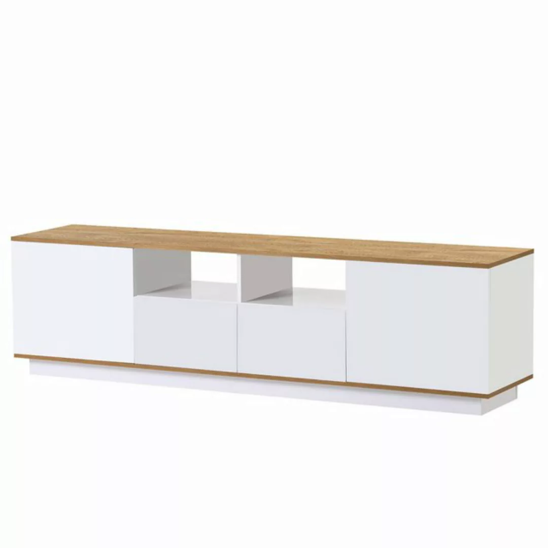 Gotagee TV-Schrank LED Lowboard modern Fernsehschrank TV-Möbel TV Board 80 günstig online kaufen