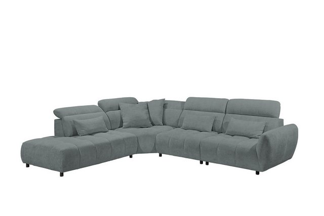 ED EXCITING DESIGN Ecksofa Franklin, mit verstellbaren Kopflehnen, frei im günstig online kaufen