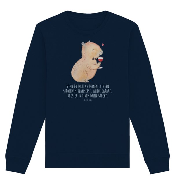 Mr. & Mrs. Panda Longpullover Größe S Capybara Wein - French Navy - Geschen günstig online kaufen