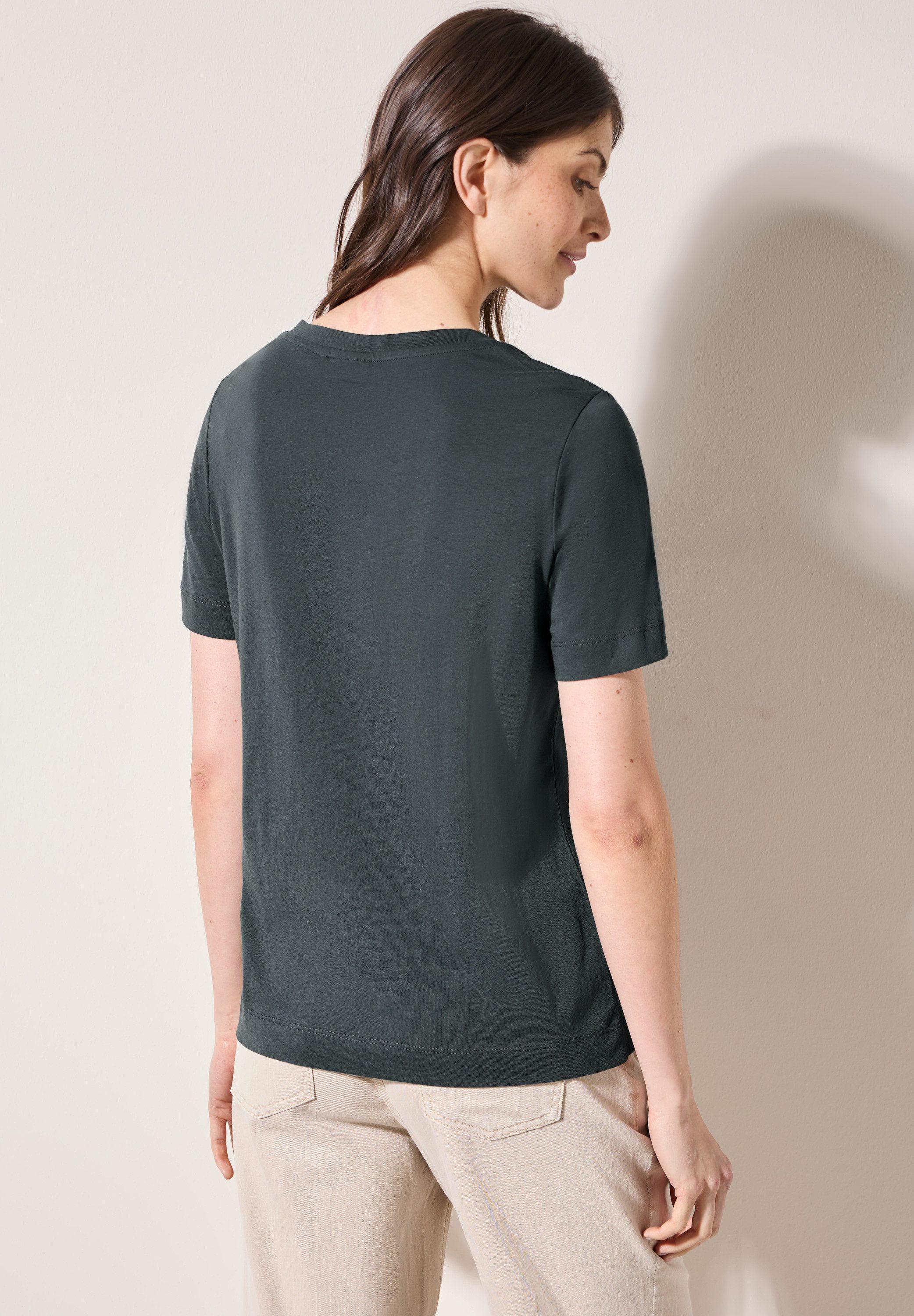 Cecil T-Shirt, aus reiner Baumwolle günstig online kaufen