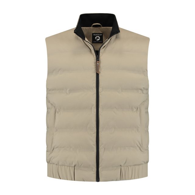 Travelin' Steppweste Travelin' Magnus Bodywarmer Men Taupe 3XL günstig online kaufen