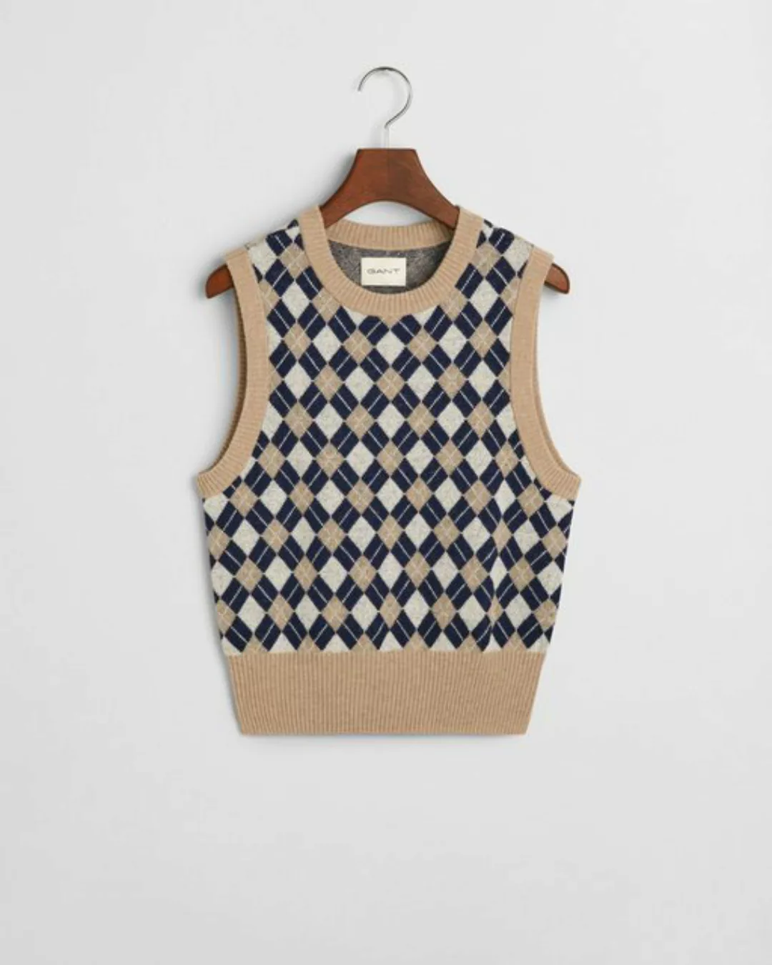 Gant T-Shirt ARGYLE C-NECK VEST günstig online kaufen