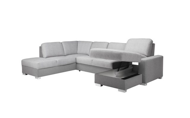 Xlmoebel Sofa Wohnlandschaft U-Form aus Stoff - Schlafsofa mit Polsterung u günstig online kaufen