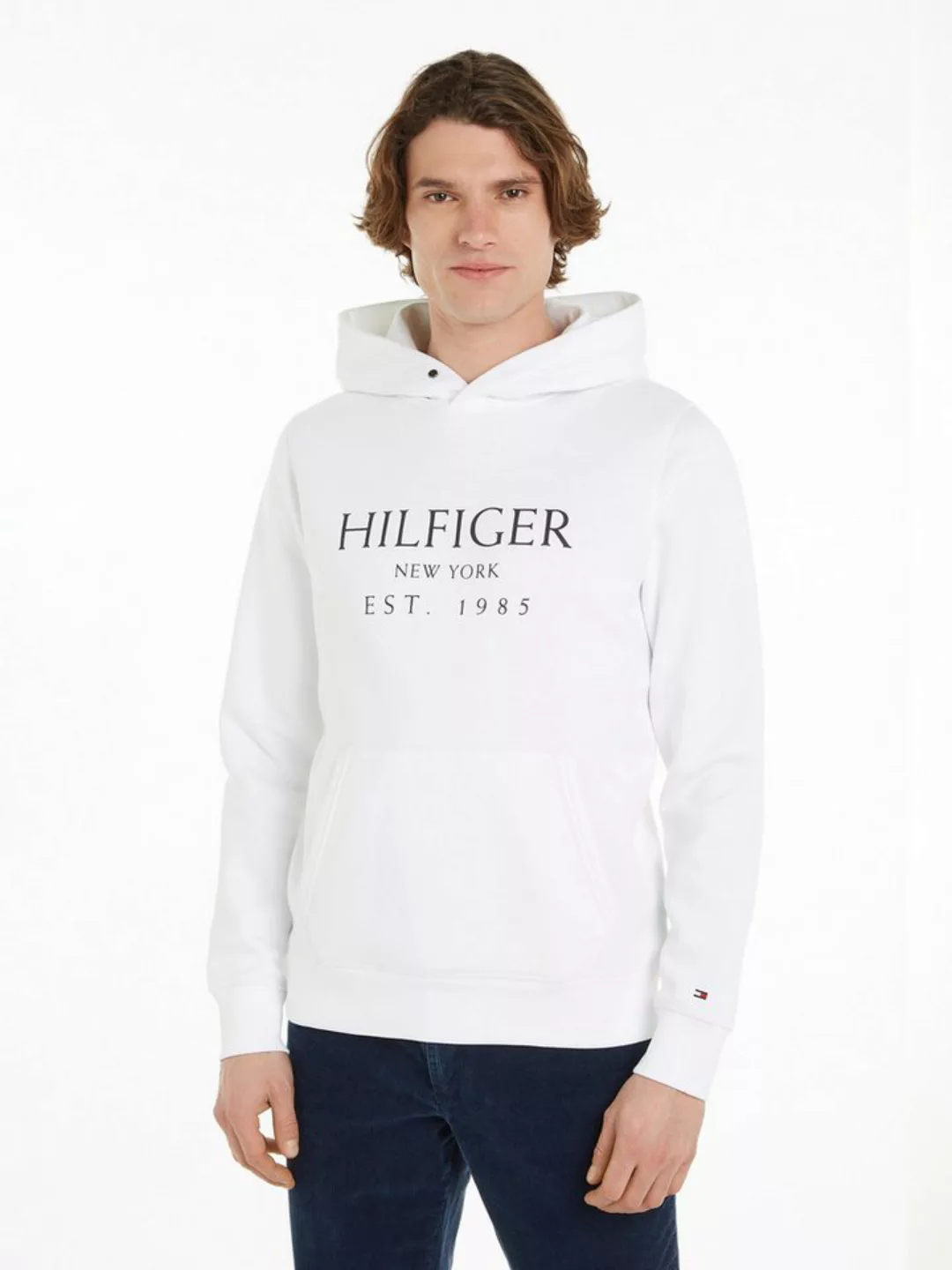 Tommy Hilfiger Hoodie BIG HILFIGER HOODY mit kontrastfarbenen Print günstig online kaufen