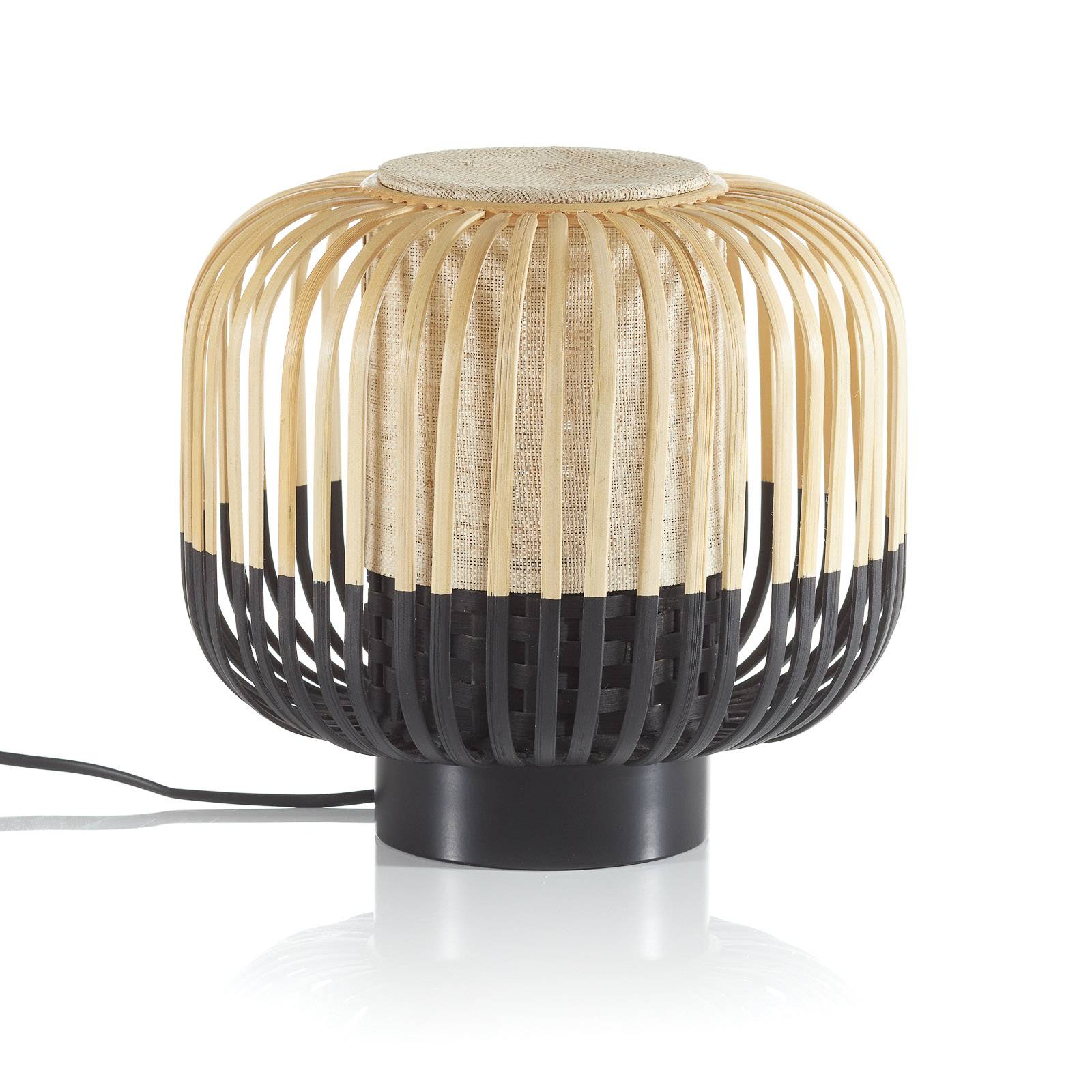 Forestier Bamboo Light S Tischlampe 24 cm schwarz günstig online kaufen