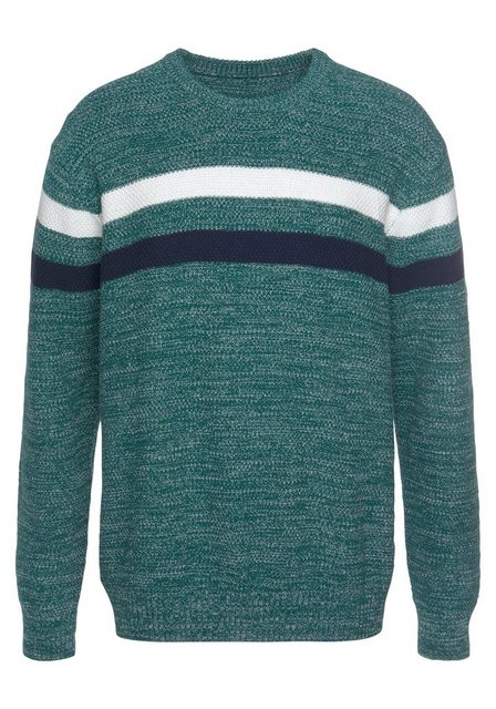 Man's World Strickpullover in melierte Optik günstig online kaufen