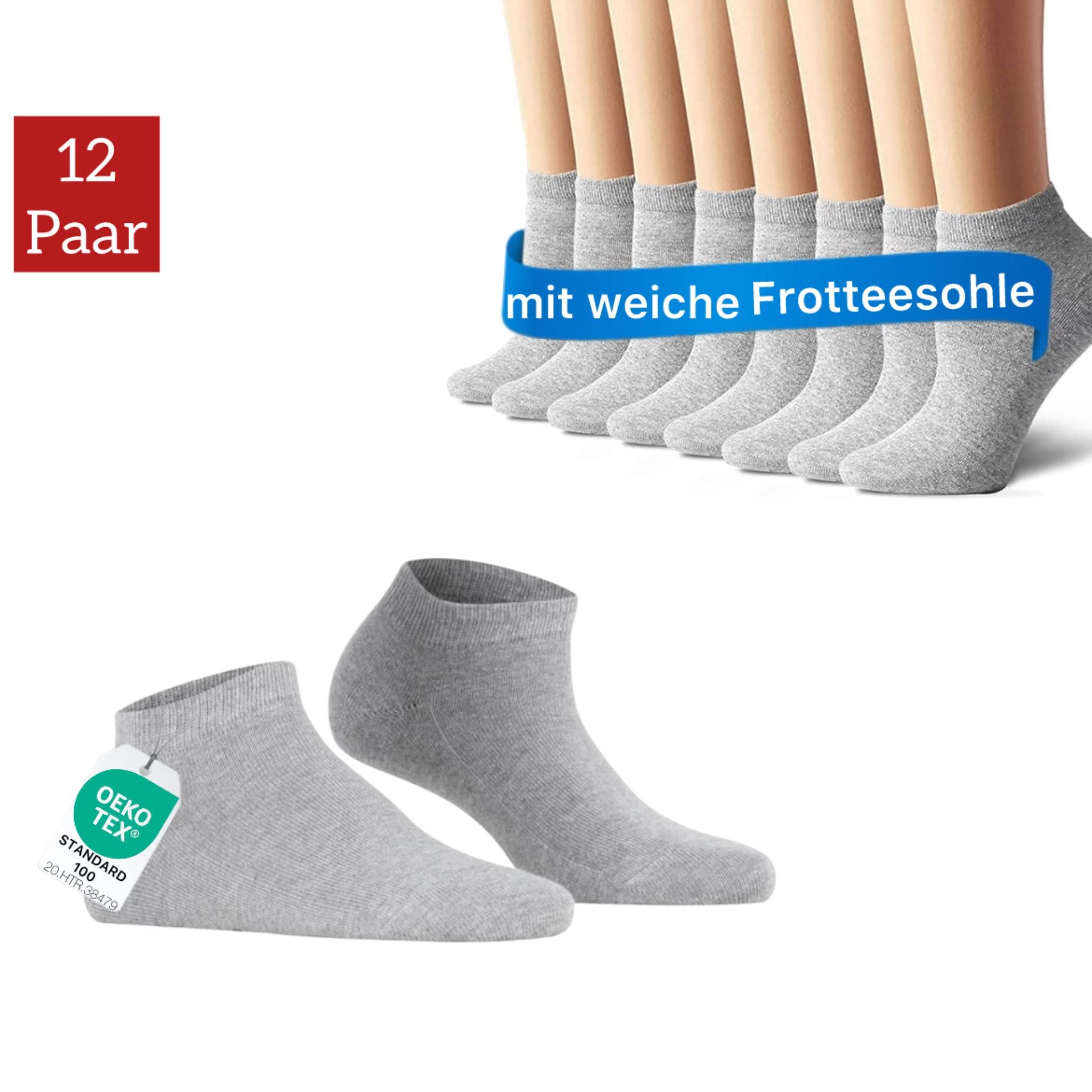 NERS Sneakersocken aus Baumwolle 6 - günstig online kaufen