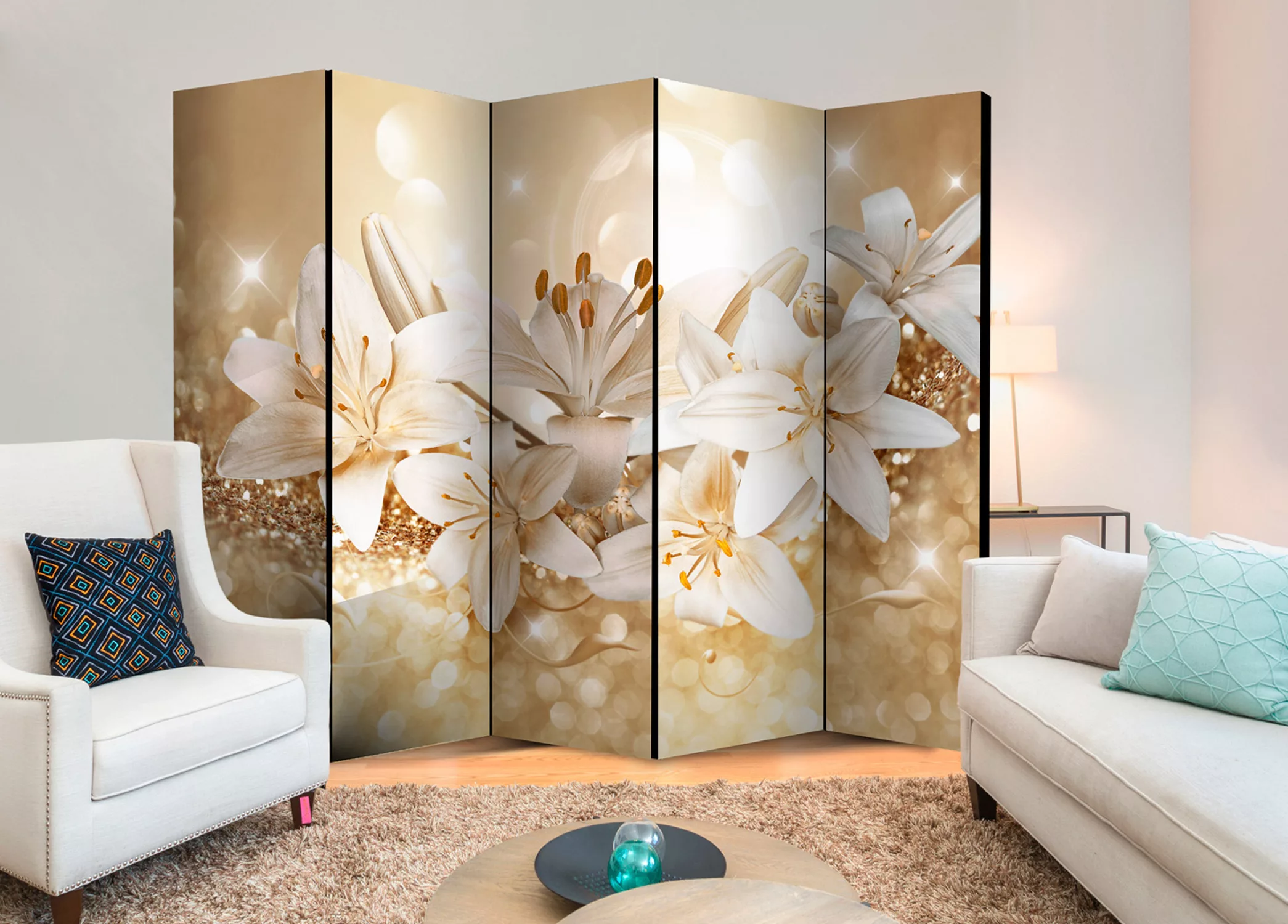 5-teiliges Paravent - Royal Entourage Ii [room Dividers] günstig online kaufen