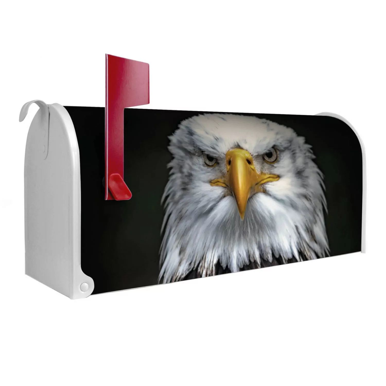 Banjado Amerikanischer Briefkasten Weiß 48x22x16cm US Mailbox Letterbox Pos günstig online kaufen