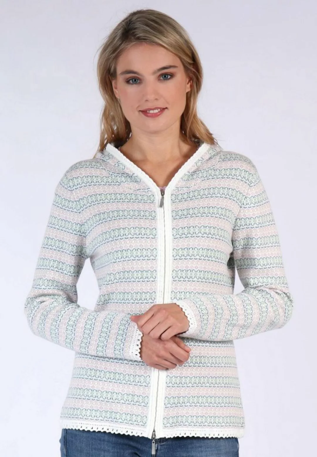 Sorgenfri Sylt Strickjacke Katleen Strickdetails günstig online kaufen