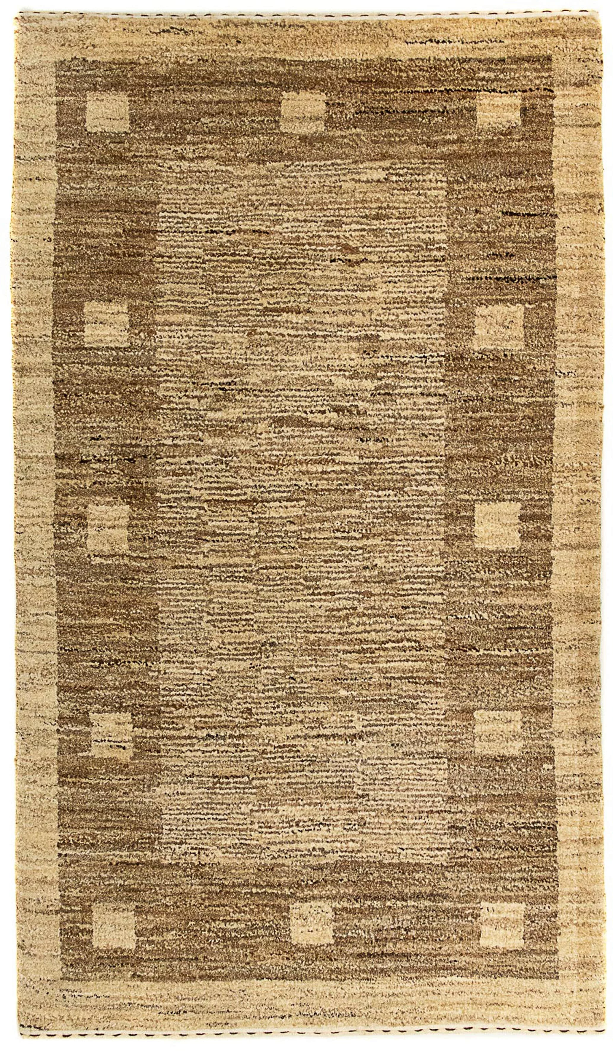 morgenland Wollteppich »Gabbeh - Indus - 126 x 77 cm - hellbraun«, rechteck günstig online kaufen