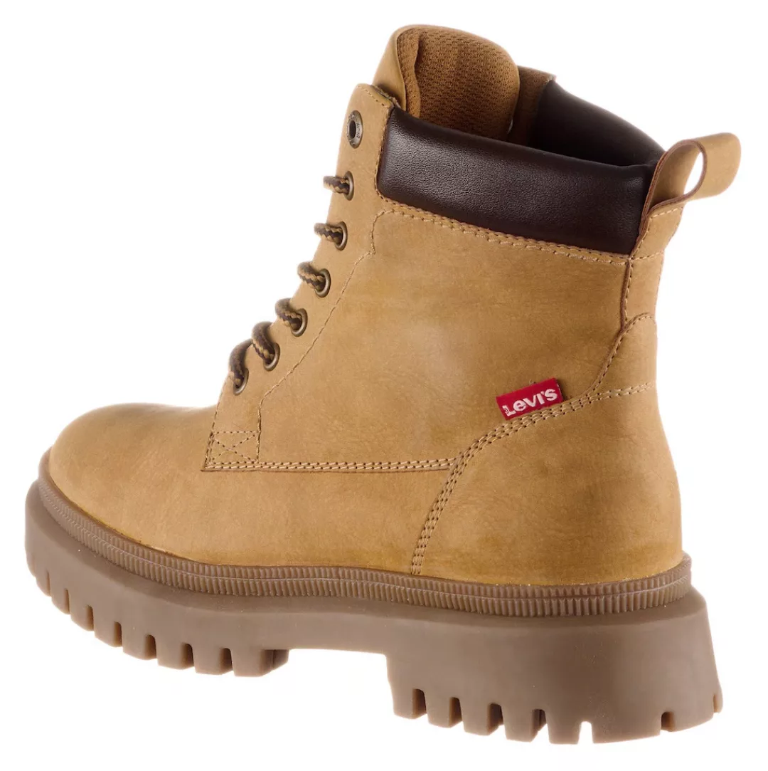 Levis Schnürboots "Lennox", Blockabsatz, Schnürstiefelette, Boots, gepolste günstig online kaufen