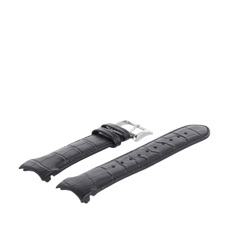 BOSS Uhrenarmband 22mm Leder Schwarz 659302482 günstig online kaufen