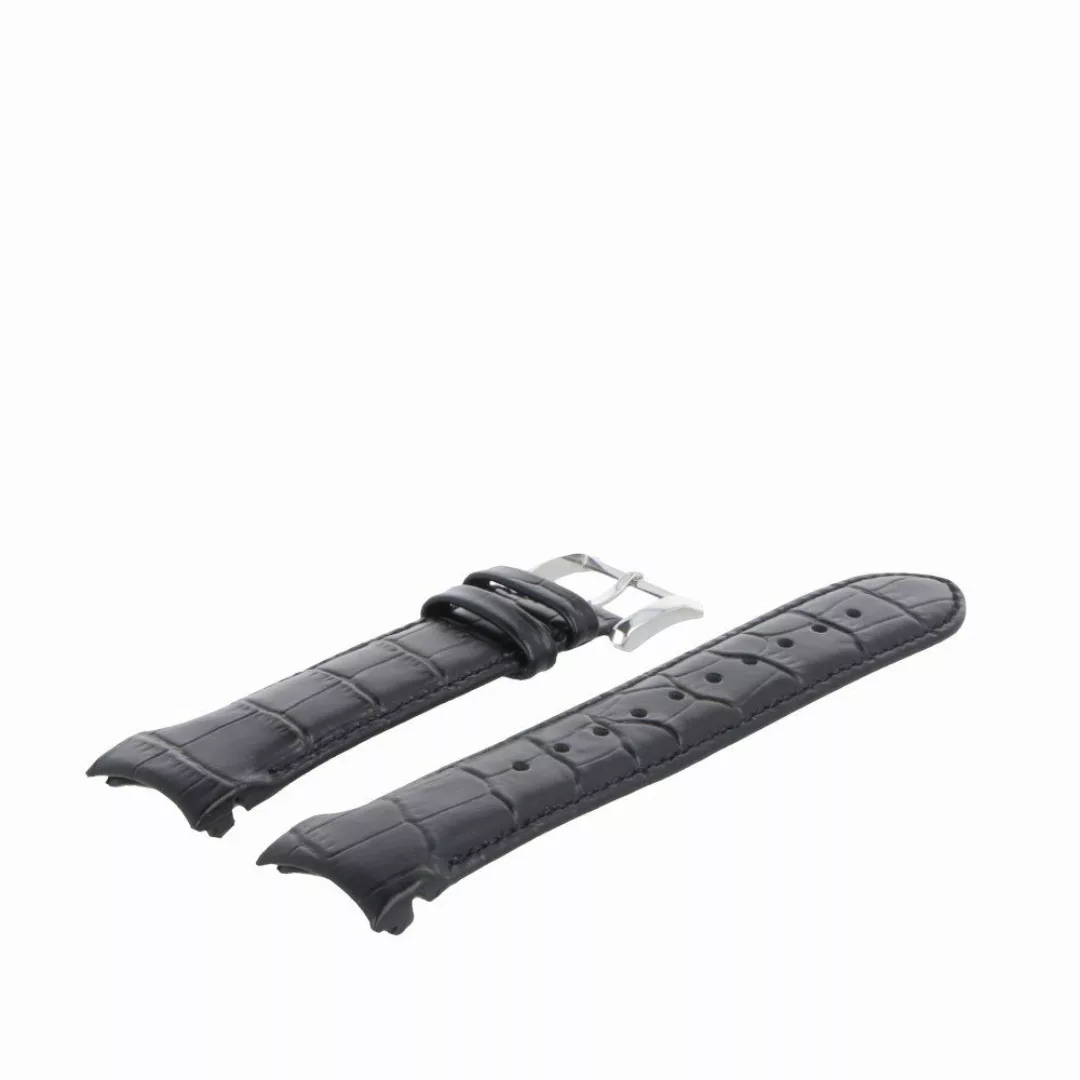 BOSS Uhrenarmband 22mm Leder Schwarz 659302482 günstig online kaufen