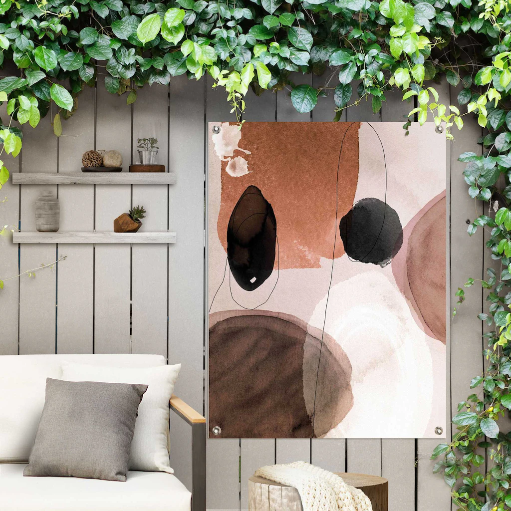 Reinders Poster "Abstrakte Formen", Outdoor für Garten oder Balkon günstig online kaufen