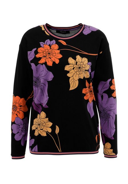 Aniston CASUAL Sweatshirt mit großflächigen Blumen bedruckt - NEUE KOLLEKTI günstig online kaufen