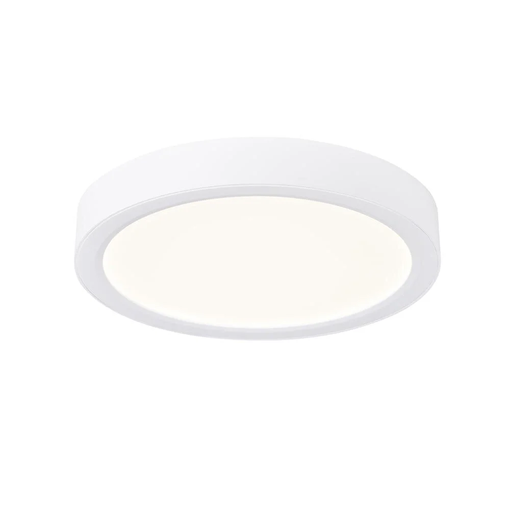 LED Einbauleuchte Soller in Weiß 9,5W 1000lm IP44 179mm günstig online kaufen