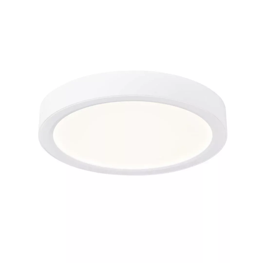 LED Einbauleuchte Soller in Weiß 9,5W 1000lm IP44 179mm günstig online kaufen