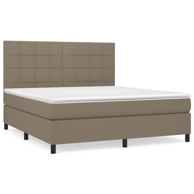 vidaXL Boxspringbett Bett Boxspringbett mit Matratze Stoff (160 x 200 cm, T günstig online kaufen