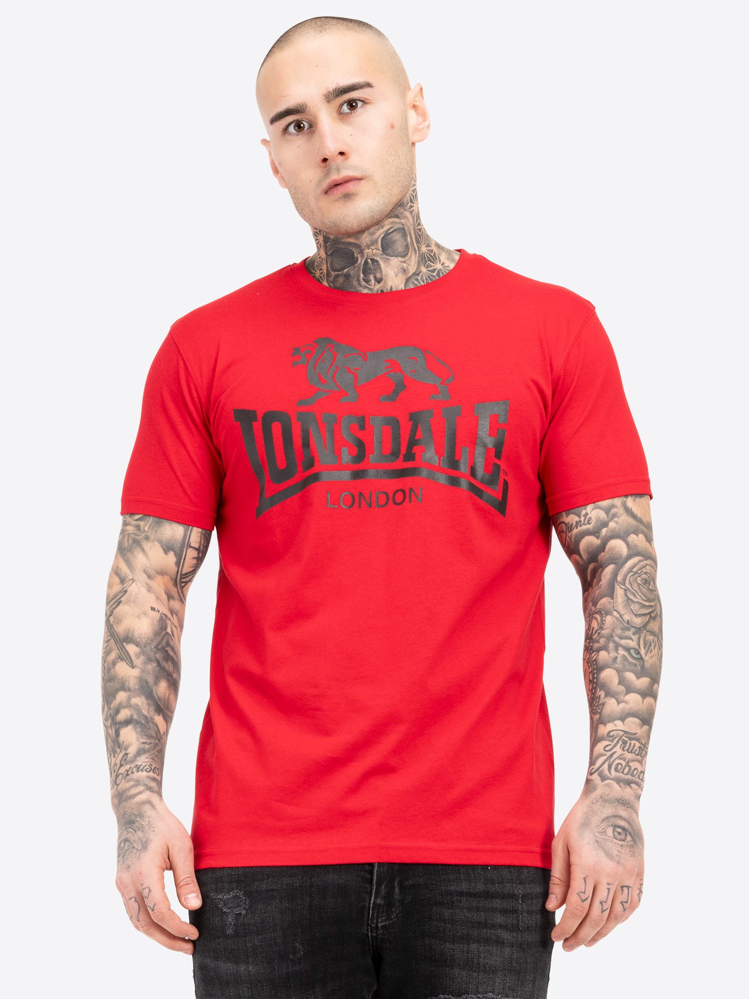 Lonsdale T-Shirt Logo T-Shirt normale Passform günstig online kaufen