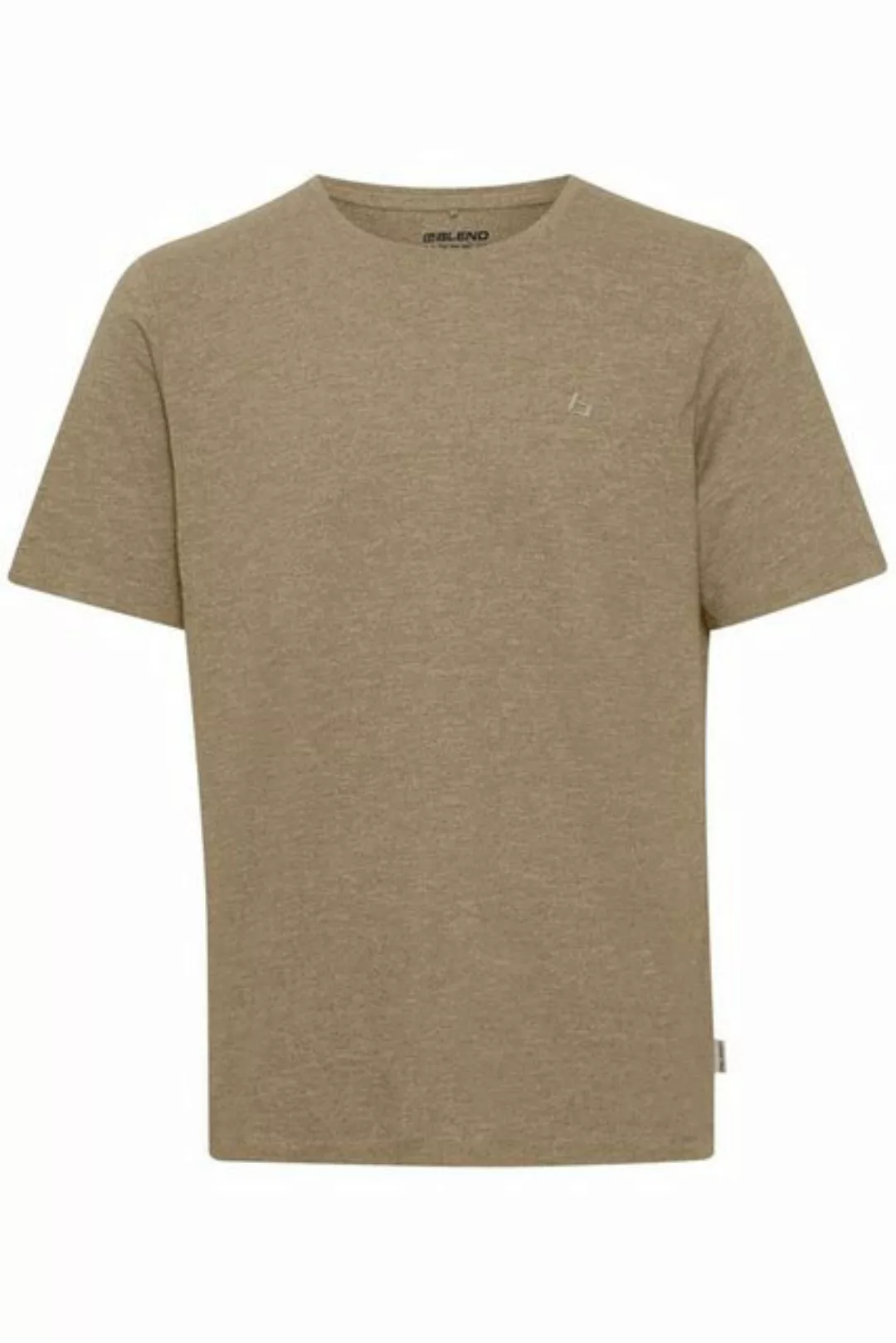 Blend T-Shirt Rundhals T-Shirt Kurzarm Stretch Shirt BHWilton 5030 in Beige günstig online kaufen