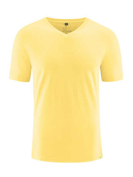 Hempage Herren T-shirt V-ausschnitt Hanf/bio-baumwolle günstig online kaufen