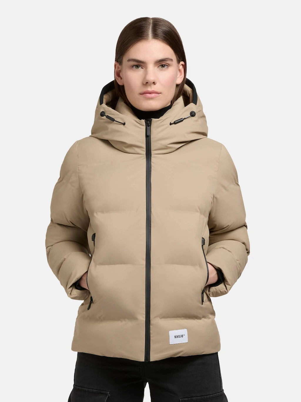 khujo Winterjacke "Liev", mit Kapuze, Warme Damen Winter Steppjacke günstig online kaufen