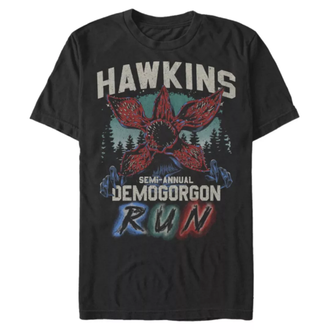 Netflix - Stranger Things - Demogorgon Hawkins Runner - Männer T-Shirt günstig online kaufen