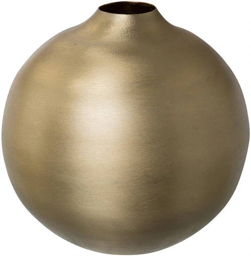 Creativ deco Tischvase »Dekovase aus Aluminium«, (1 St.), Höhe ca. 13 cm, D günstig online kaufen