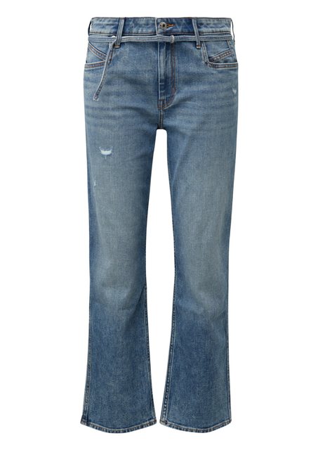 s.Oliver 7/8-Jeans Cropped Jeans Karolin / Regular Fit / Mid Rise / Straigh günstig online kaufen