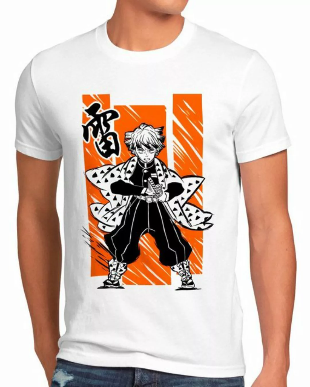 style3 T-Shirt Thunder Swordsman demon slayer anime japan manga günstig online kaufen