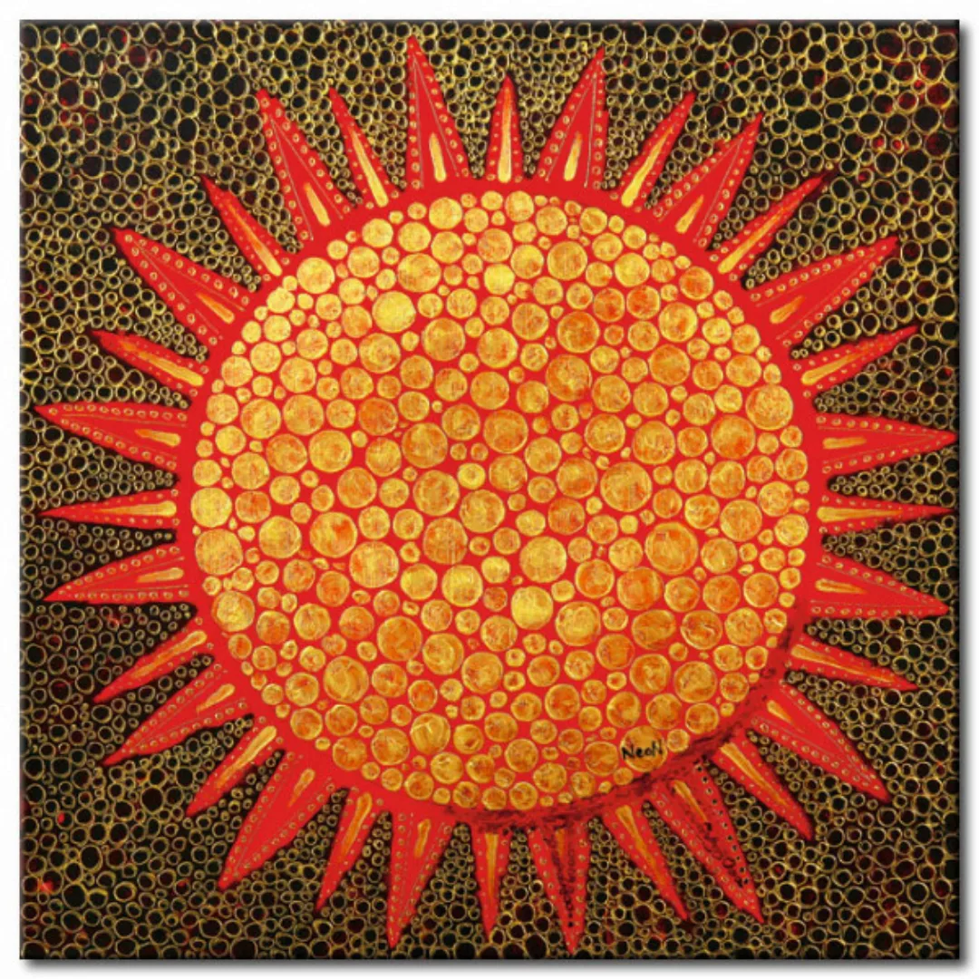 Wandbild Goldene Sonne  XXL günstig online kaufen