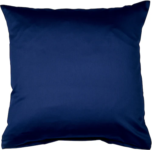 Janine Janine Mako-Satin Bettwäsche Colors 31001 marine Größe:  80x80 cm günstig online kaufen