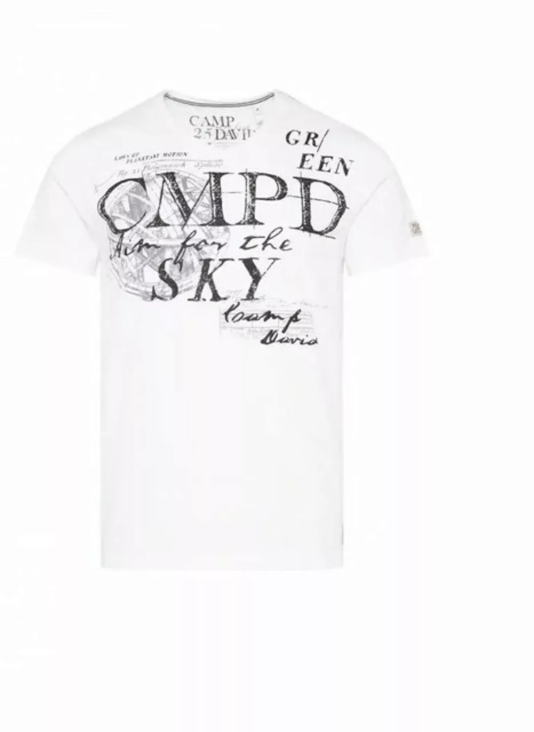 CAMP DAVID T-Shirt mit Logo-Druck günstig online kaufen