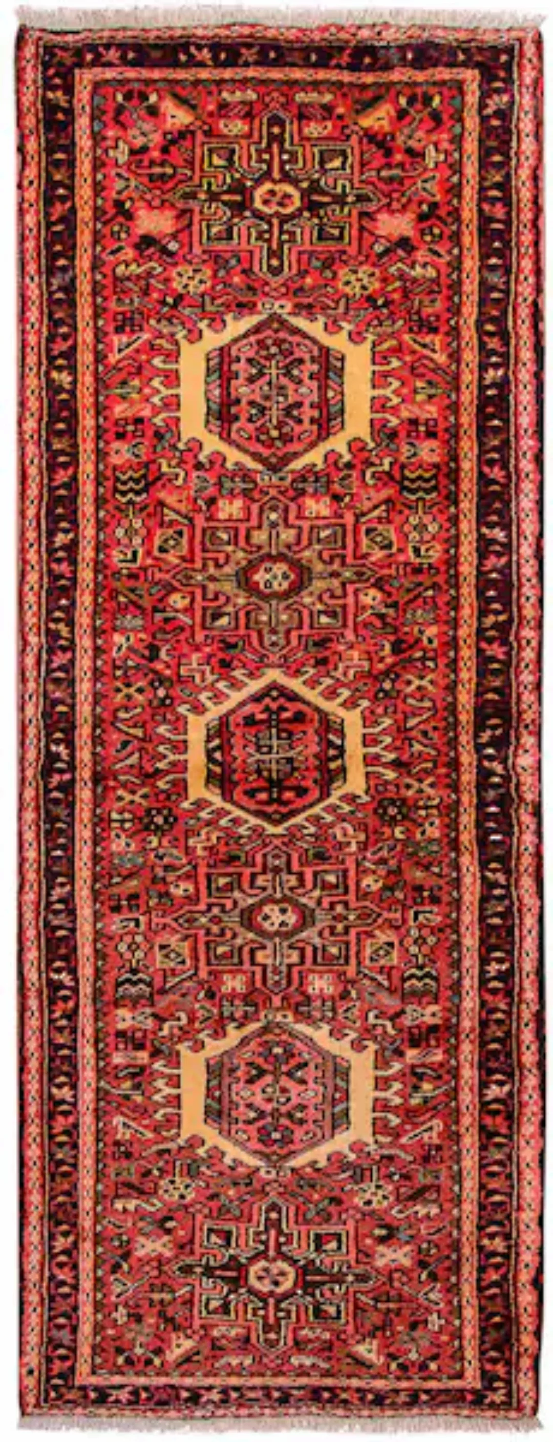 morgenland Wollteppich »Hosseinabad Teppich handgeknüpft rot«, rechteckig günstig online kaufen