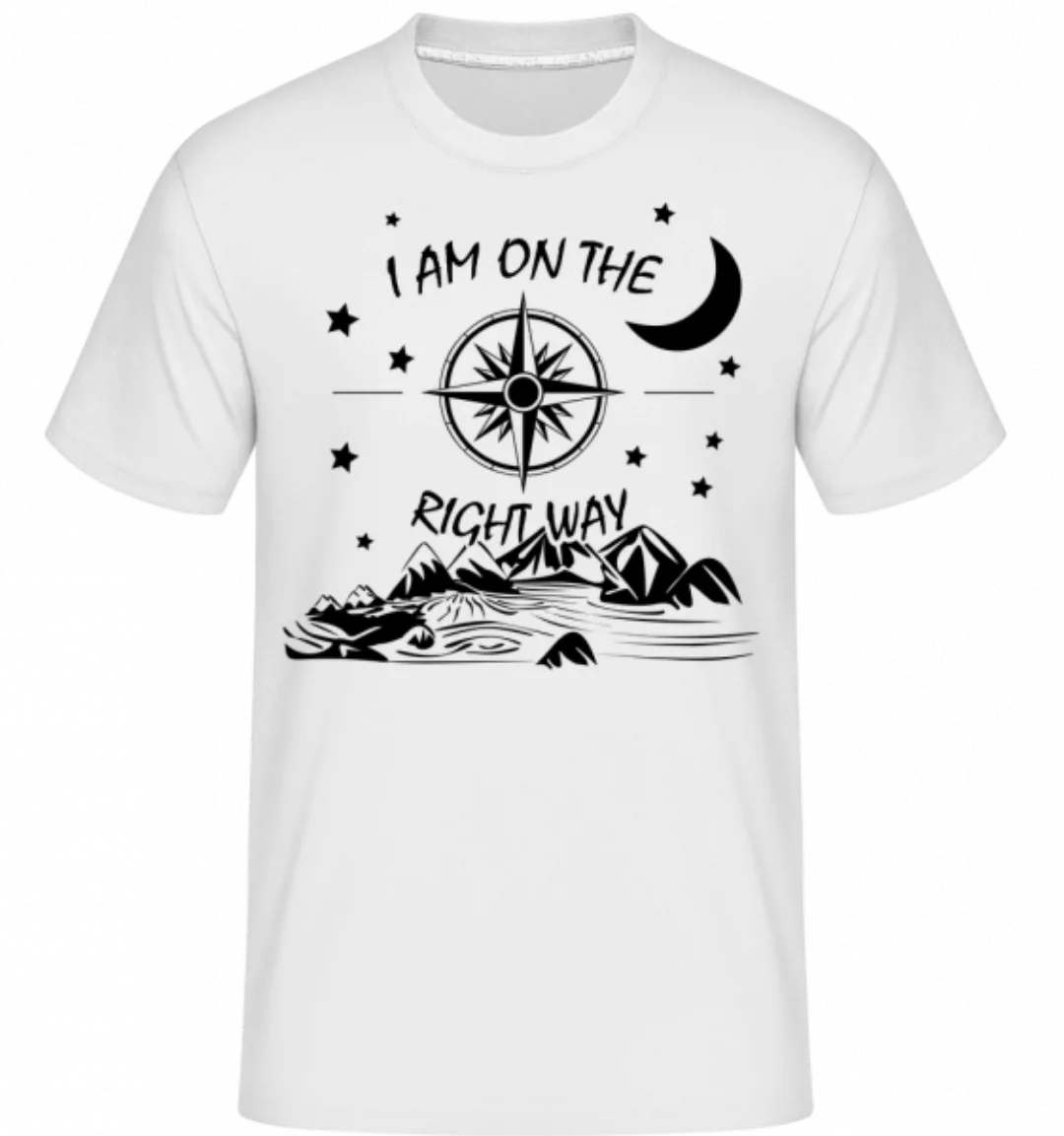 I Am On The Right Way · Shirtinator Männer T-Shirt günstig online kaufen