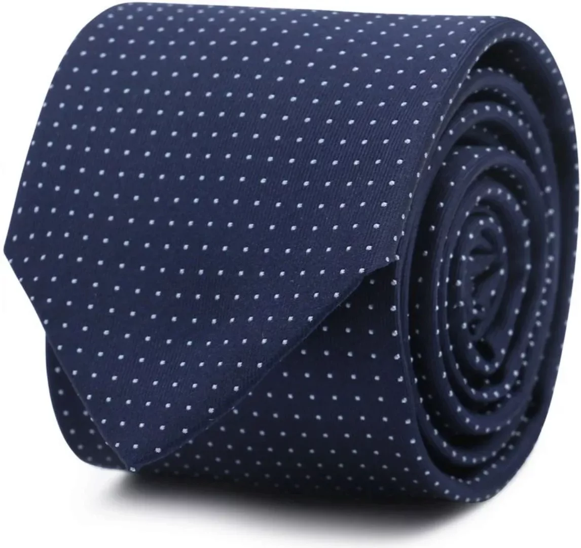Suitable Krawatte Seide Punkte Navy - günstig online kaufen