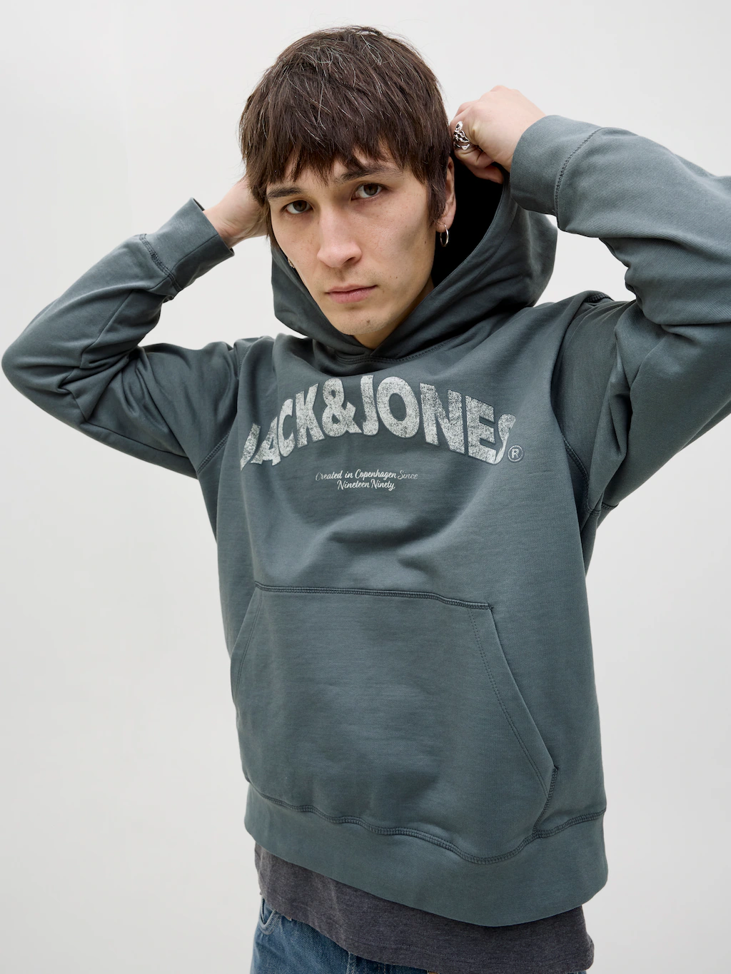 Jack & Jones Kapuzensweatshirt "JORALMERIA SWEAT HOOD", mit Logo Print günstig online kaufen