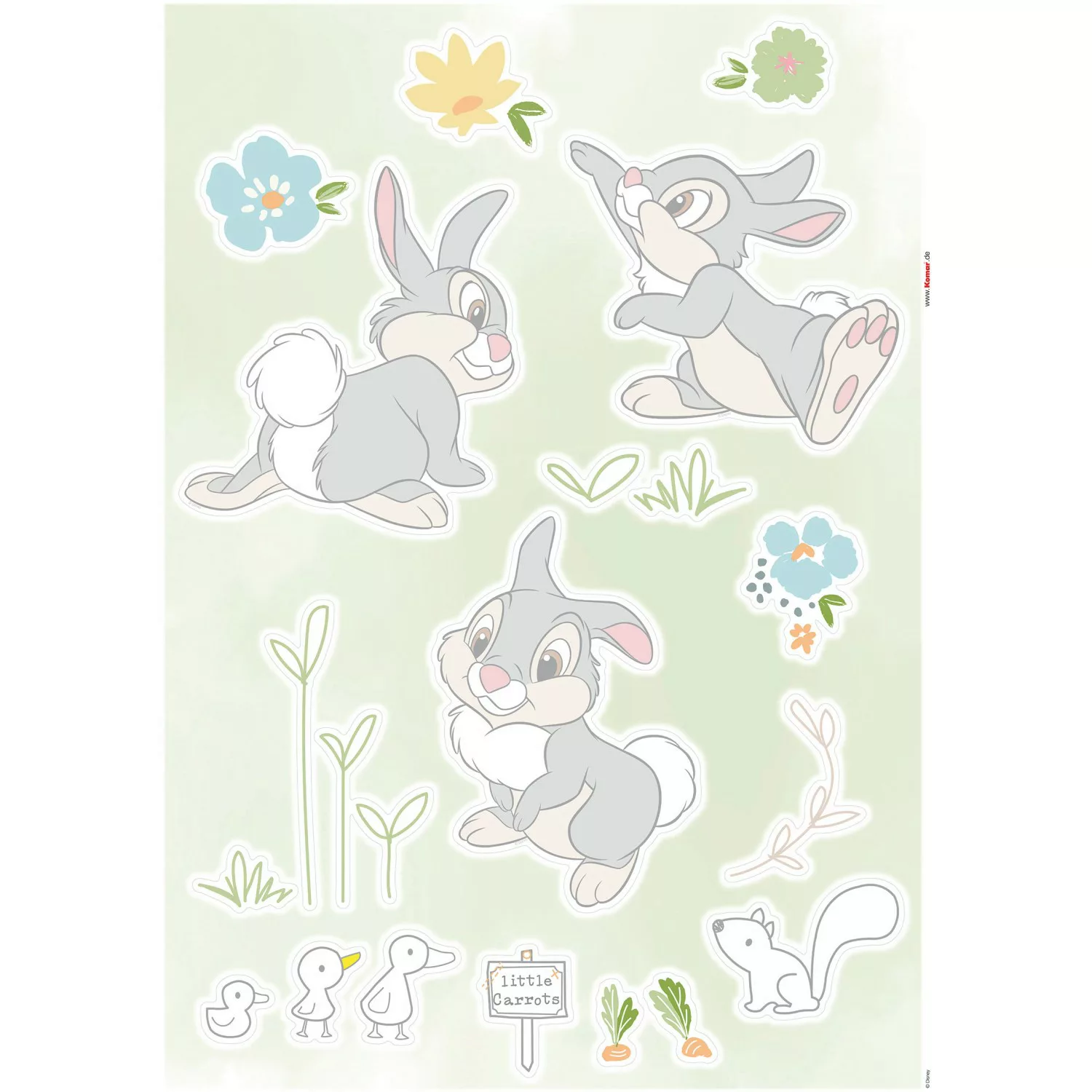 Komar Deko-Sticker Thumper Garden 50 x 70 cm günstig online kaufen