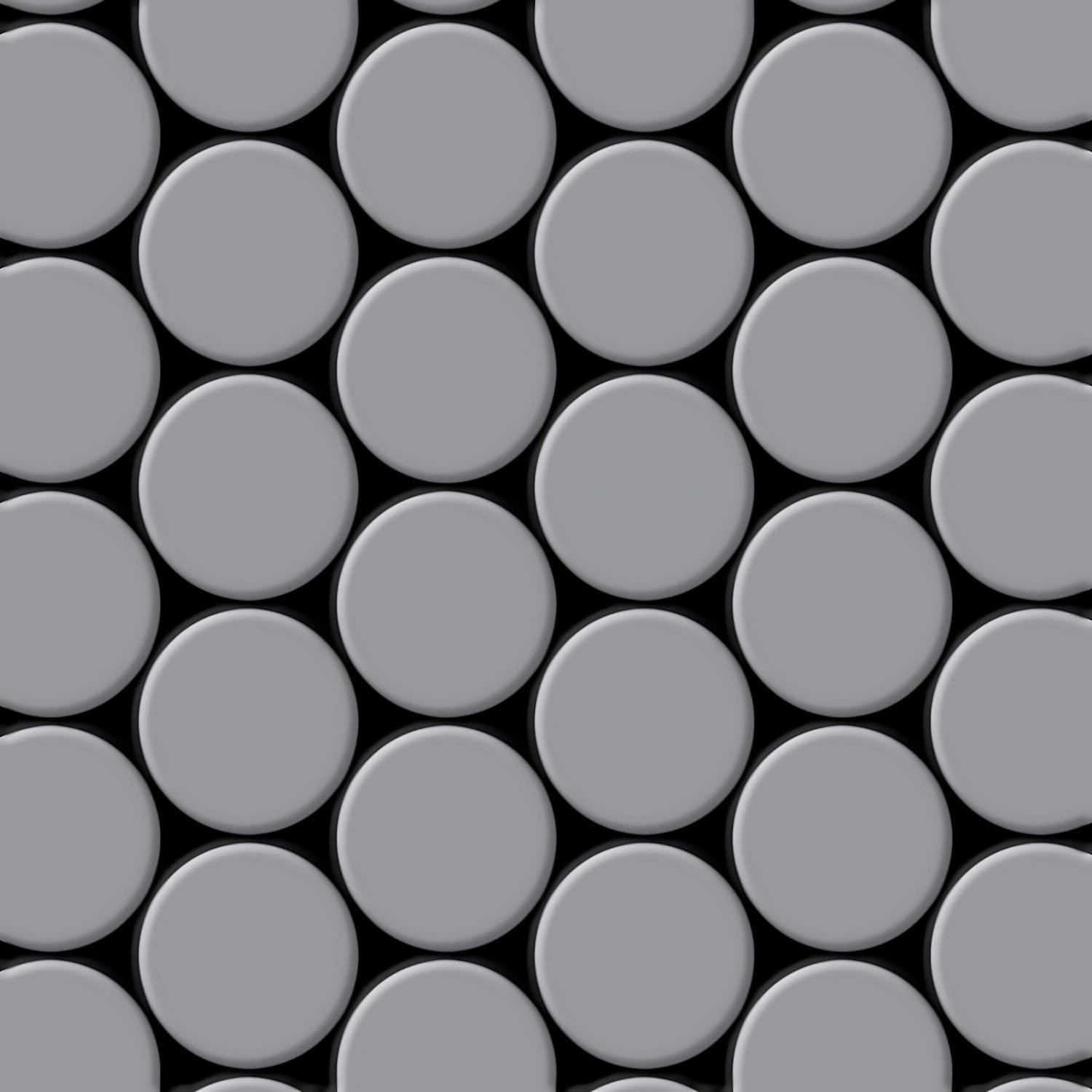 ALLOY Mosaik Fliese Massiv Metall Edelstahl Matt Grau 1,6mm Stark Dollar-s- günstig online kaufen
