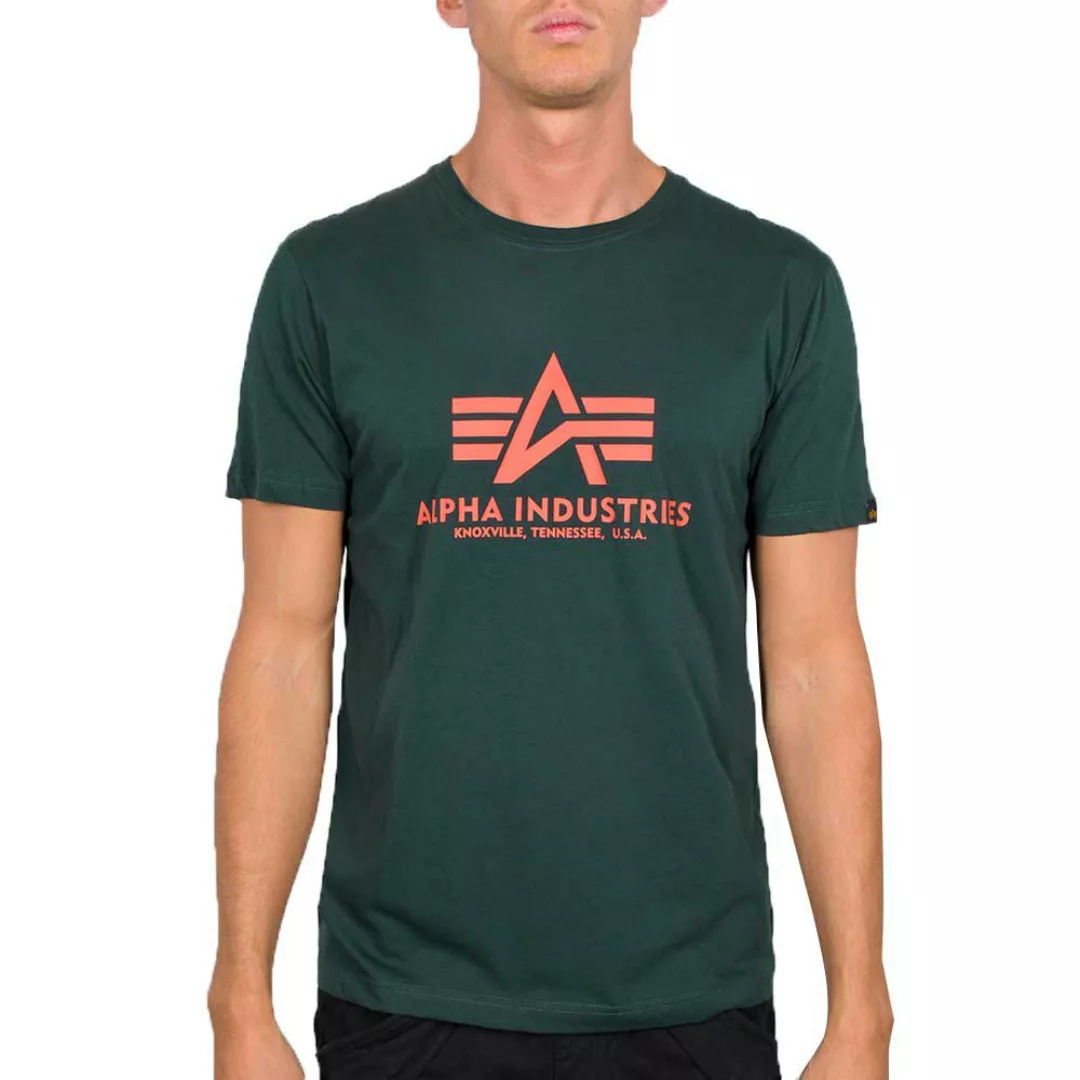 Alpha Industries Basic Kurzärmeliges T-shirt XL Dark Petrol günstig online kaufen