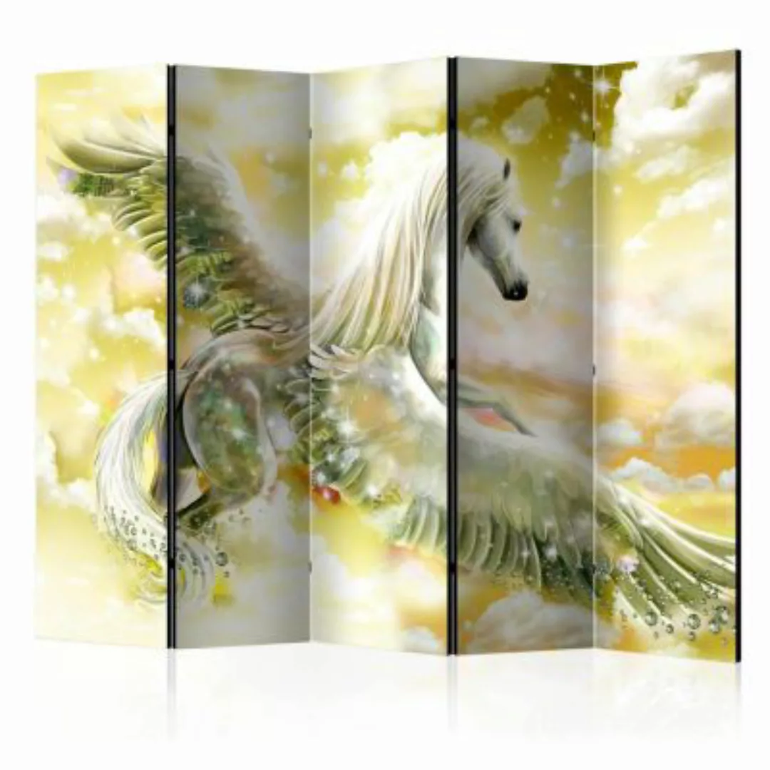artgeist Paravent Pegasus (Yellow) II [Room Dividers] mehrfarbig Gr. 225 x günstig online kaufen